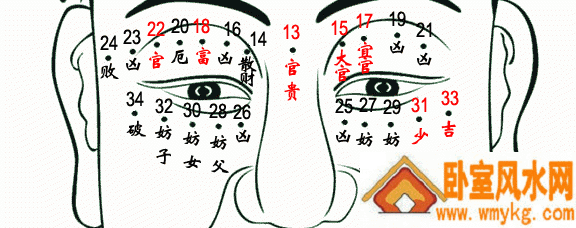 眼睛上有痣 眼睛上有痣