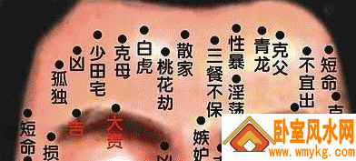 男人额头痣的位置与命运图 男人额头痣的位置与命运图