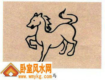 生肖为马